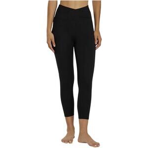 Balance Collection Black Leggings Capri Zen Crossover WMNS S Hi Rise Athleisure